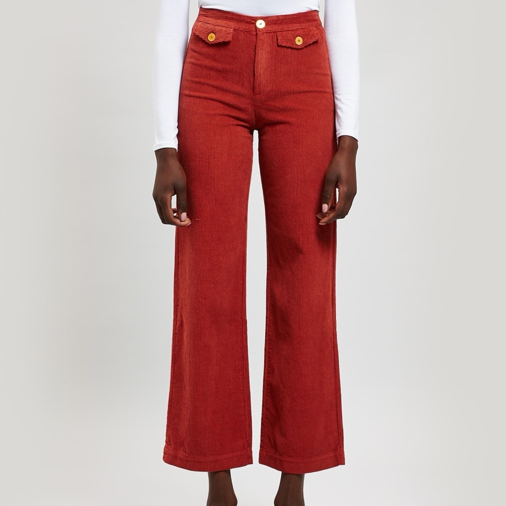 Paloma Wool Lagos corduroy pants EU 40 US 6-8, 14 in high waist